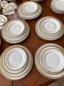 Photo of Antique Limoges. $585 - 5 Place Plate Set with extras