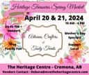 Photo of HERITAGE TREASURES SPRING MARKET APRIL 20-21 2024