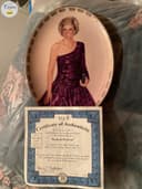 Photo of Set of 14 plated of lady dianna