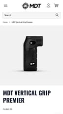 Photo of MDT Vertical Grip Premier