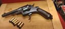 Photo of Italian Army Service Revolver Model 1889 Bodeo 44Russian/10.4mm Rev Antique. $2500