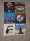 Photo of Vinyl LP Records- Boston, The Steve Miller Band, Wings