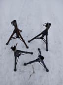 Photo of Industrial 24" Folding Pipe Stands x4