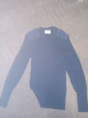 Photo of Tundra Navy sweater superwash wool