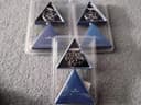 Photo of Swarovski annual snowflake ornaments, 2012, 2013, 2017, 2021, New In Box