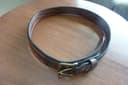 Photo of Ernie Hill Speed Belt – Brown Leather Size 34”