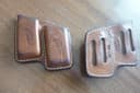 Photo of Ted Blocker Tef-Lok Brown Leather Angled Dual Magazine Pouch