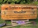 Photo of Custom Cedar Entrance Signs: Crafted to Make a Statement