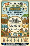 Photo of Killam Legion monthly market