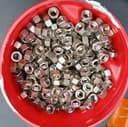 Photo of Stainless Steel Hardware – 3/8"-16 Nuts & Flat Washers (1,420+ Pieces)