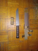 Photo of USMC OKC3S survival knife clone