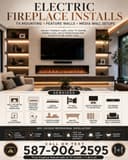 Photo of ππΊ ELECTRIC FIREPLACE INSTALLATION & TV MOUNTING πΊπ 587-906-2595