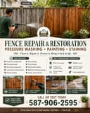 Photo of π‘π οΈ DECK & FENCE REPAIR + PRESSURE WASHING SERVICES π οΈπ‘ 587-906-2595