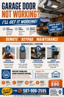 Photo of πͺ GARAGE DOOR OPENER REMOTE / KEYPAD SETUP & BASIC MAINTENANCE πͺ 587-906-2595