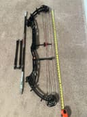 Photo of PSE Dominator Pro Series Target compound Bow with stabilizers