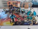 Photo of Lego 3D DOUBLE SIDED puzzle with 4 Lego space sets, see photos and read description on the ad.