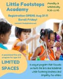 Photo of Little Footsteps Academy - Fall Semester Starts September 14, 2026